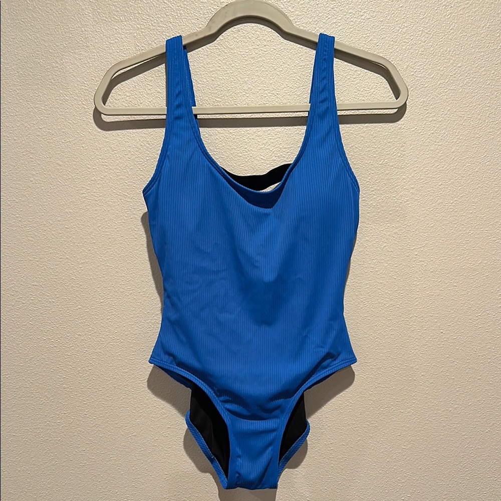 Calvin Klein blue one-piece swimsuit size: medium
